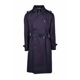 Aquascutum Blue Cotton Men’s Trench Coat - IT50 | L - Trench Coats