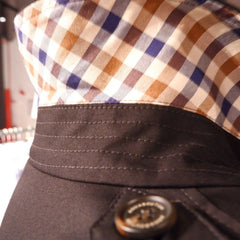 Aquascutum Blue Cotton Men’s Trench Coat - IT50 | L - Trench Coats