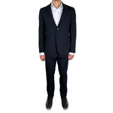 Aquascutum Navy Wool Men’s Suit - Suits
