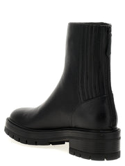 Aquazzura Black Calfskin Ankle Boots