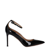 Aquazzura Black Leather High Heel Pumps - EU38/US8