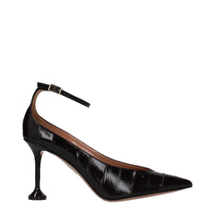 Aquazzura Braune Lederkurzstiefel