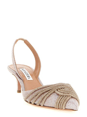 Aquazzura Multicolor Textile Mid Heel Pumps
