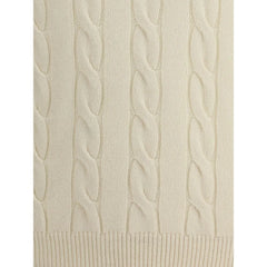 Aragona Cashmere Braided Turtleneck Sweater - Sweaters