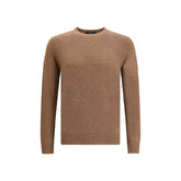 Aragona Cashmere Brown Merino Wool Sweatshirt