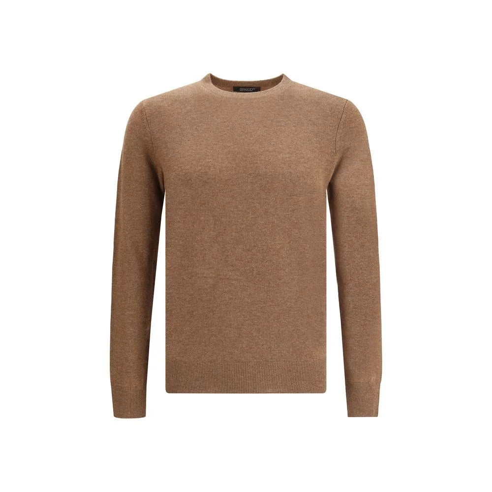 Aragona Cashmere Brown Merino Wool Sweatshirt - IT50 | L