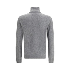 Aragona Cashmere Gray Merino Wool Turtleneck