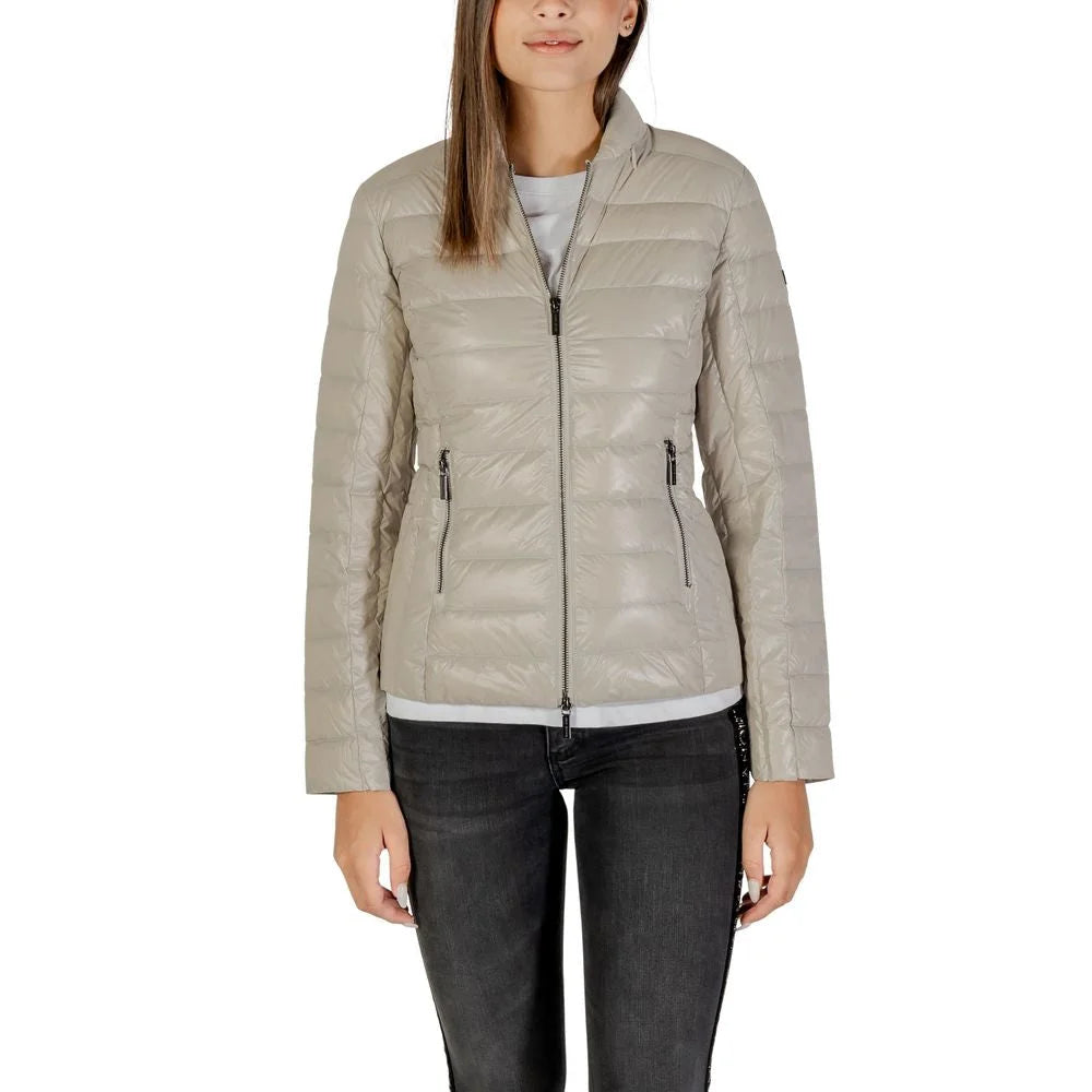 Armani Exchange Beige Polyamide Coat - Puffer Jackets