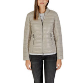 Armani Exchange Beige Polyamide Coat - Puffer Jackets