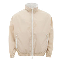 Armani Exchange Beige Polyamide Jacket for the Modern Man - M - Track Jackets