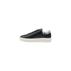Armani Exchange Black And White Leather Sneaker
