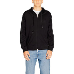 Armani Exchange Black Cotton Hoody - IT44 | S