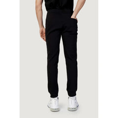 Armani Exchange Black Cotton Joggers Workout Pant - IT42 | XS