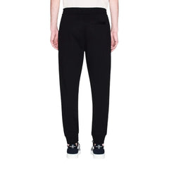 Armani Exchange Black Cotton Joggers (Workout Pants) - Joggers