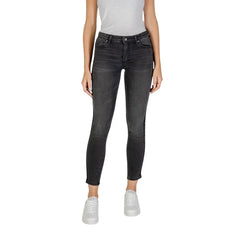 Armani Exchange Black Cotton Skinny Jeans - Jeans
