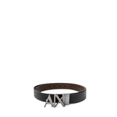Armani Exchange Black Leather Belt - 100 cm / 40 Inches