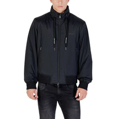 Armani Exchange Black Polyamide Bomber - Bomber Jackets