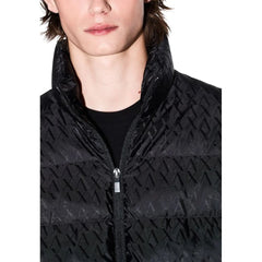 Armani Exchange Black Polyamide Coat - Windbreakers