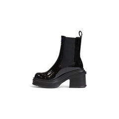 Armani Exchange Black Polyester Ankle Boots - EU37/US7