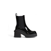 Armani Exchange Black Polyester Ankle Boots - EU37/US7