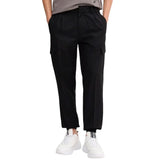 Armani Exchange Black Polyester Casual Pants - Trousers
