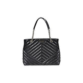 Armani Exchange Black Polyester Handbag - Shoulder Bags