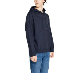 Armani Exchange Blue Cotton Hoody - IT44 | S