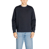Armani Exchange Blue Cotton Sweatshirt - IT44 | S