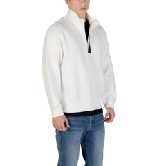 Armani Exchange Cream Cotton Sweatshirt - IT54 | XXL - Sweatshirts