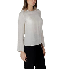 Armani Exchange Cream Viscose Blouse - IT38|XS