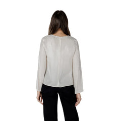 Armani Exchange Cream Viscose Blouse - IT38|XS