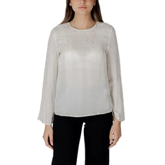 Armani Exchange Cream Viscose Blouse - IT38|XS