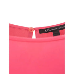 Armani Exchange Fuchsia Viscose Short - IT40|S - Dresses