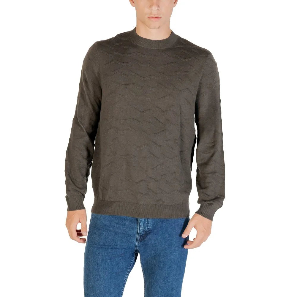 Armani Exchange Green Marabou Sweatshirt - IT44 | S - Sweatshirts