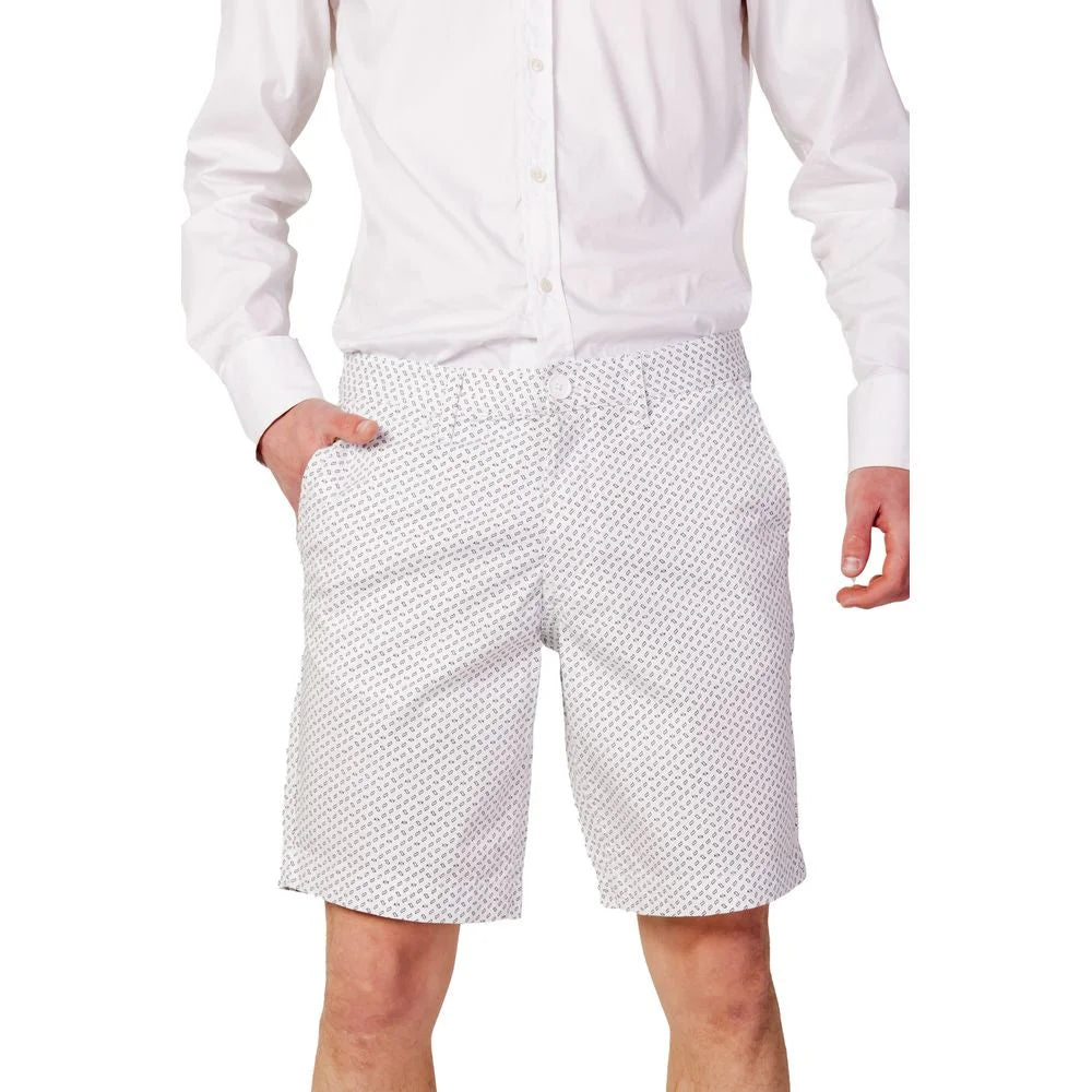 Armani Exchange White Cotton Bermuda - W28