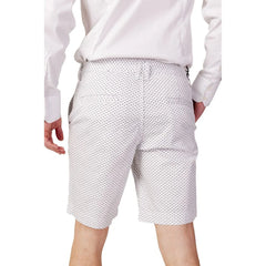 Armani Exchange White Cotton Bermuda - W28