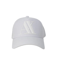Armani Exchange White Cotton Caps Baseball Hat - UNI