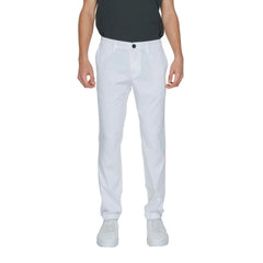 Armani Exchange White Cotton Pant