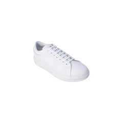 Armani Exchange White Leather Low Top Sneakers - Sneakers