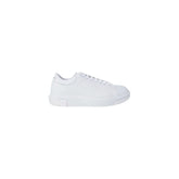 Armani Exchange White Leather Low Top Sneakers - Sneakers