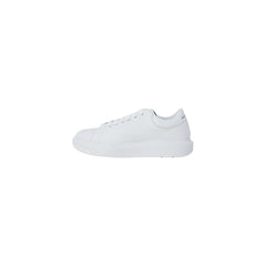 Armani Exchange White Leather Low Top Sneakers - Sneakers