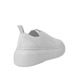 Armani Exchange White Leather Sneaker - EU40/US10
