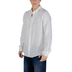 Armani Exchange White Linen Shirt