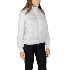 Armani Exchange White Polyamide Coat - Puffer Jackets