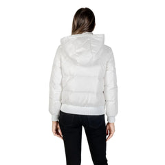 Armani Exchange White Polyamide Coat - Puffer Jackets