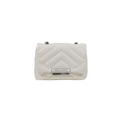 Armani Exchange White Polyester Handbag