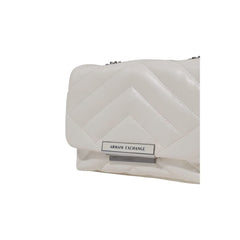 Armani Exchange White Polyester Handbag