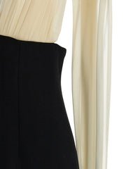 Armarium Bicolor Virgin Wool Long Dress - IT44