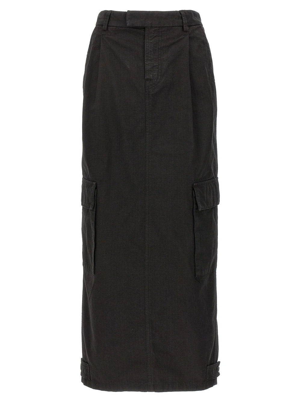 Armarium Black Cotton Mini Skirt