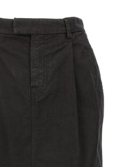 Armarium Black Cotton Mini Skirt